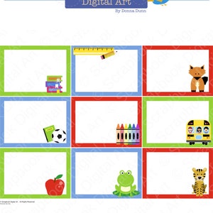 Notes de boîte à lunch vierges pour enfants, cartes pour enfants, oeuvres d'art pour enfants.
