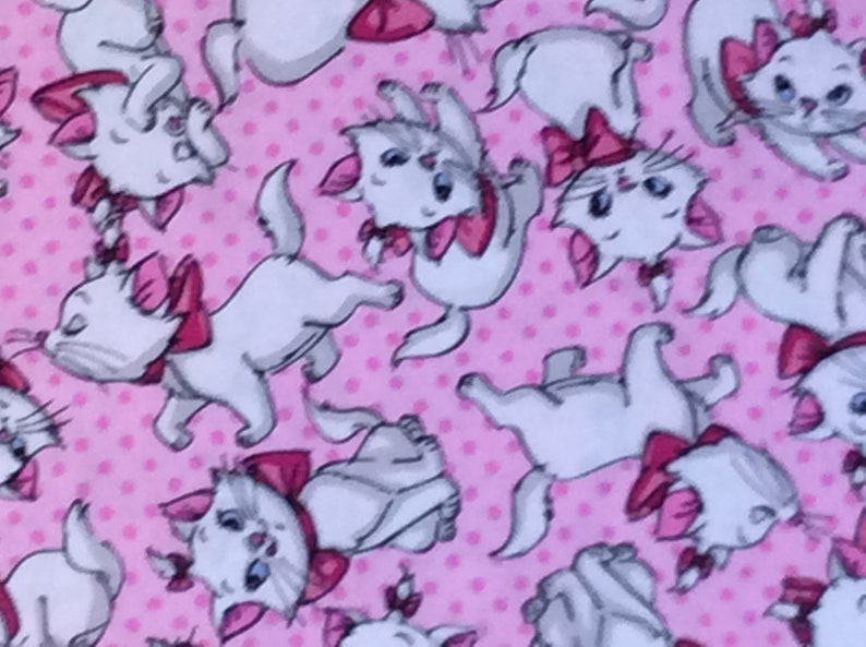 Disney Marie Aristocats 100% cotton fabric by the half | Etsy