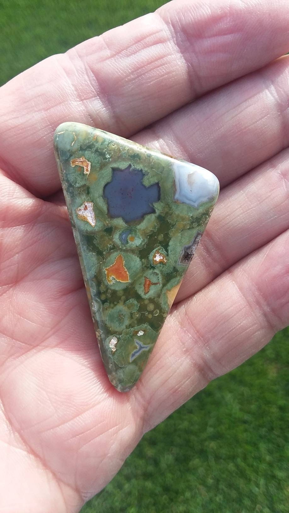 Rainforest Jasper Cab Cabochon