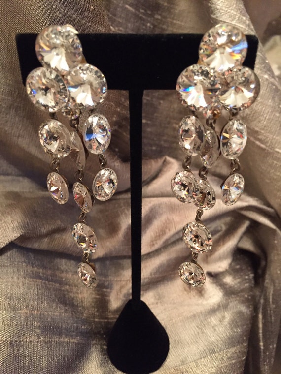 Austrian Crystal Chandelier Earrings