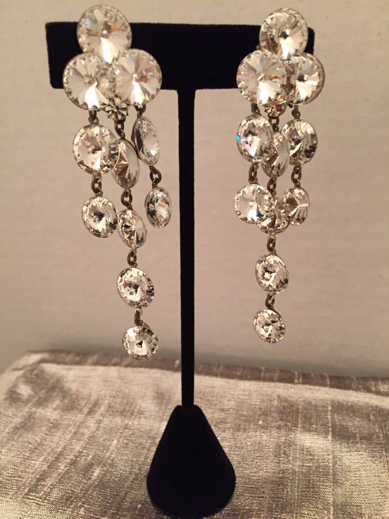 Austrian Crystal Chandelier Earrings image 3