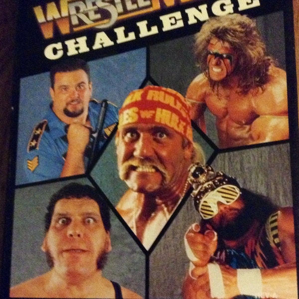 1990 WWF Wrestlemania Challenge Nintendo game complete in box