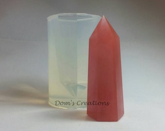 Truncated pointed crystal silicone mold *SEE NOTES*