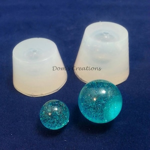 Silicone orbs mold in large, medium or small