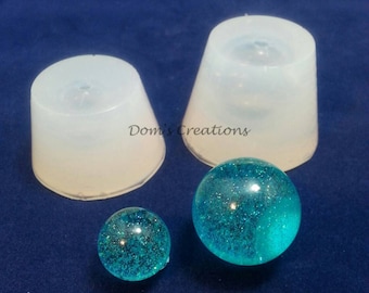Silicone orbs mold in large, medium or small