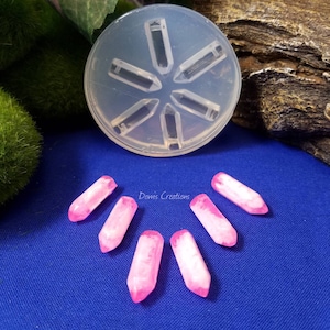 Faceted Crystals Beads Clear Silicone Mold