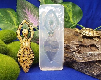 Wiccan Goddess Clear Silicone Mold