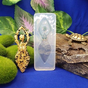 Wiccan Goddess Clear Silicone Mold