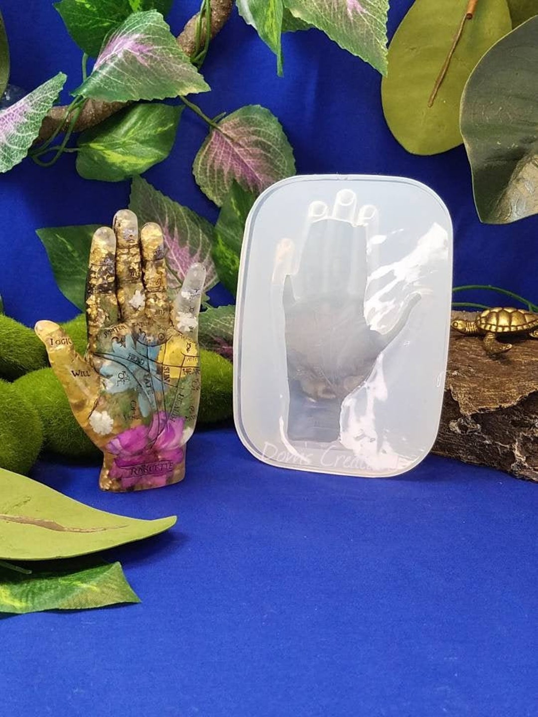 Sticky Hand Mold Palmistry Hand Clear Silicone Mold - Etsy