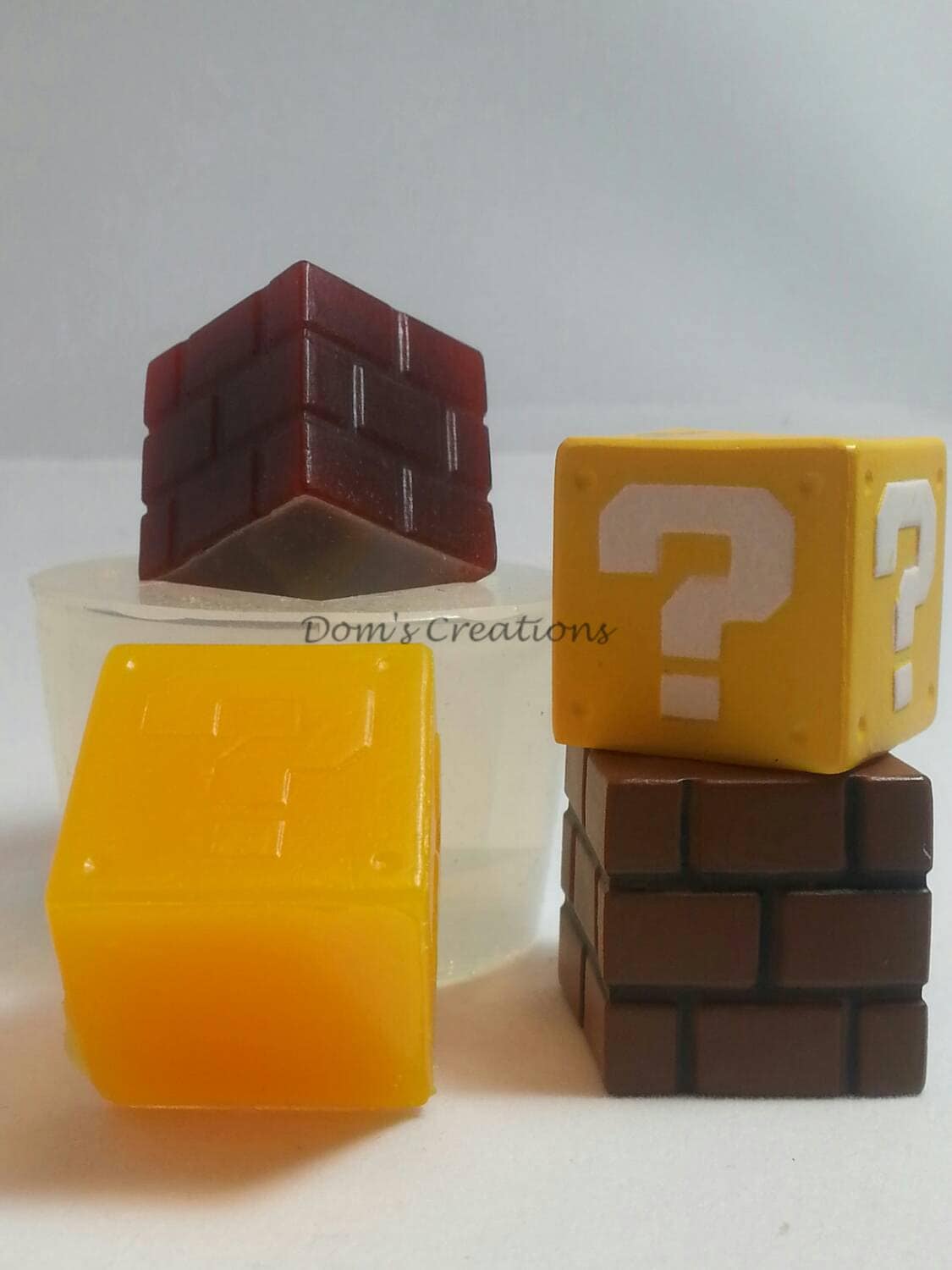 Super Mario Block Silicone Chocolate Cube Tray