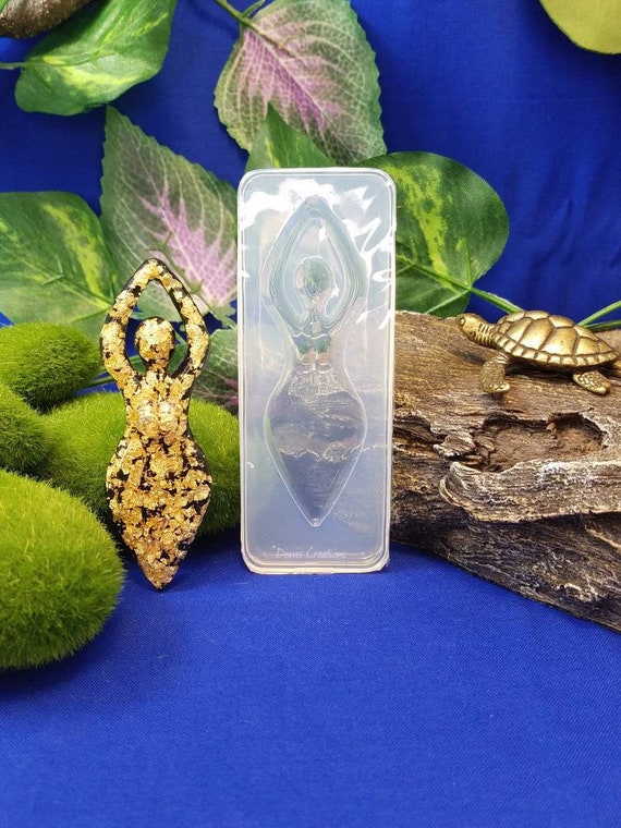 Wiccan Goddess Clear Silicone Mold