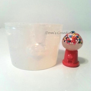 Mini gumball machine silicone mold