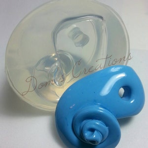 Abstract Large Shell Silicone Mold