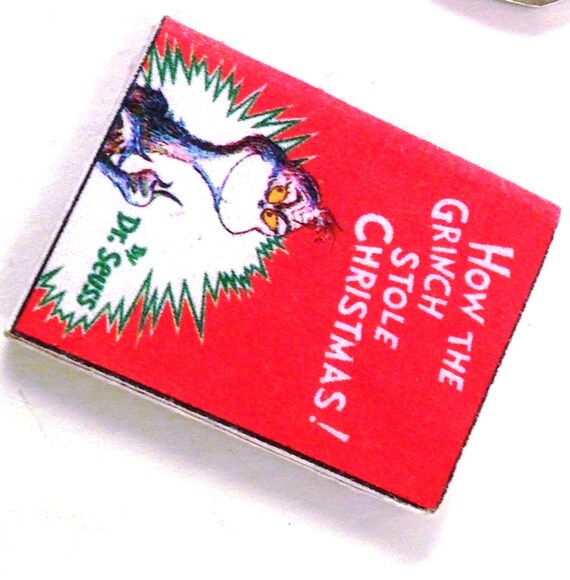 Items similar to Miniature Christmas Book for Your Dollhouse How the