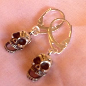 Spooky Skull Earrings for the Creepy Fan you know!! Perfect for Halloween!