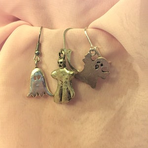Silly Ghost Earrings - Perfect For Halloween!! Three different Styles to choose From!
