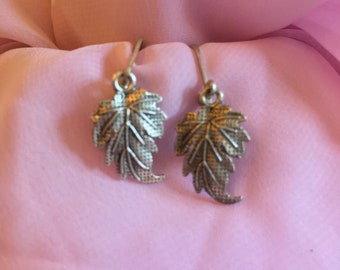 Silver Leaf Earrings