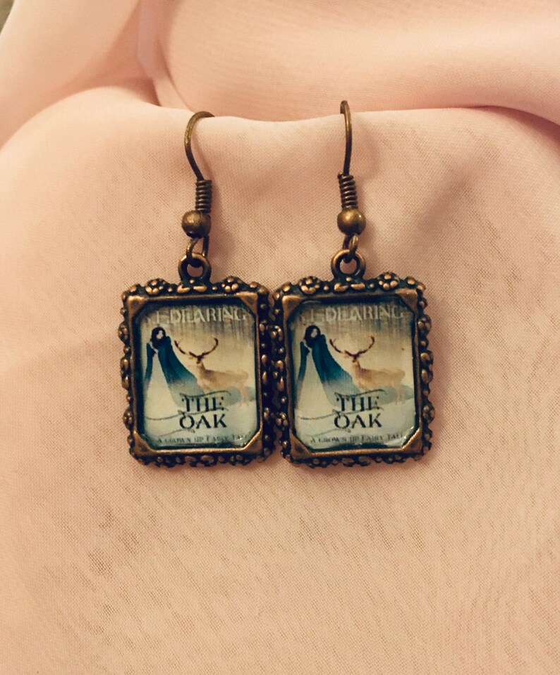 Book Cover Earrings Custom Order Available Etsy