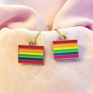 Rainbow Flag Earrings - Perfect For Pride! LGBTQ+