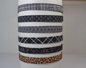 Narrow Fabric Headband - Sleek, Simple and Snug