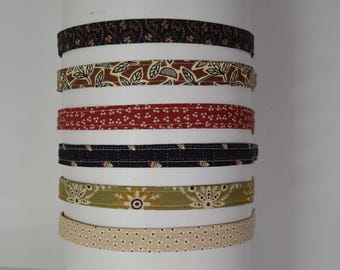 Narrow Fabric Headband - Sleek, Simple and Snug