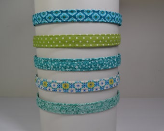 Narrow Fabric Headband - Sleek, Simple and Snug