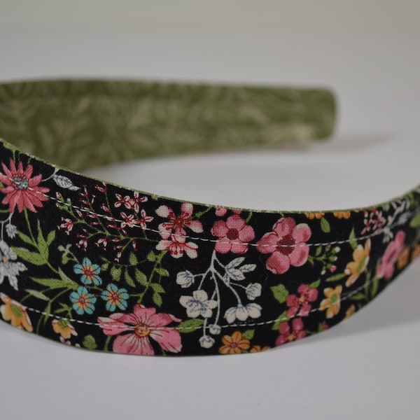 No Pinch REVERSIBLE Fabric Headband, All Occasion, Modern Boho Headband