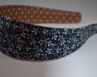 Reversible Cotton Headband - Comfortable, Non-Slip, All-Day Wear