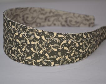 Reversible Cotton Headband - Comfortable, Non-Slip, All-Day Wear