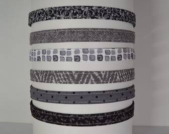 Narrow Fabric Headband - Sleek, Simple and Snug