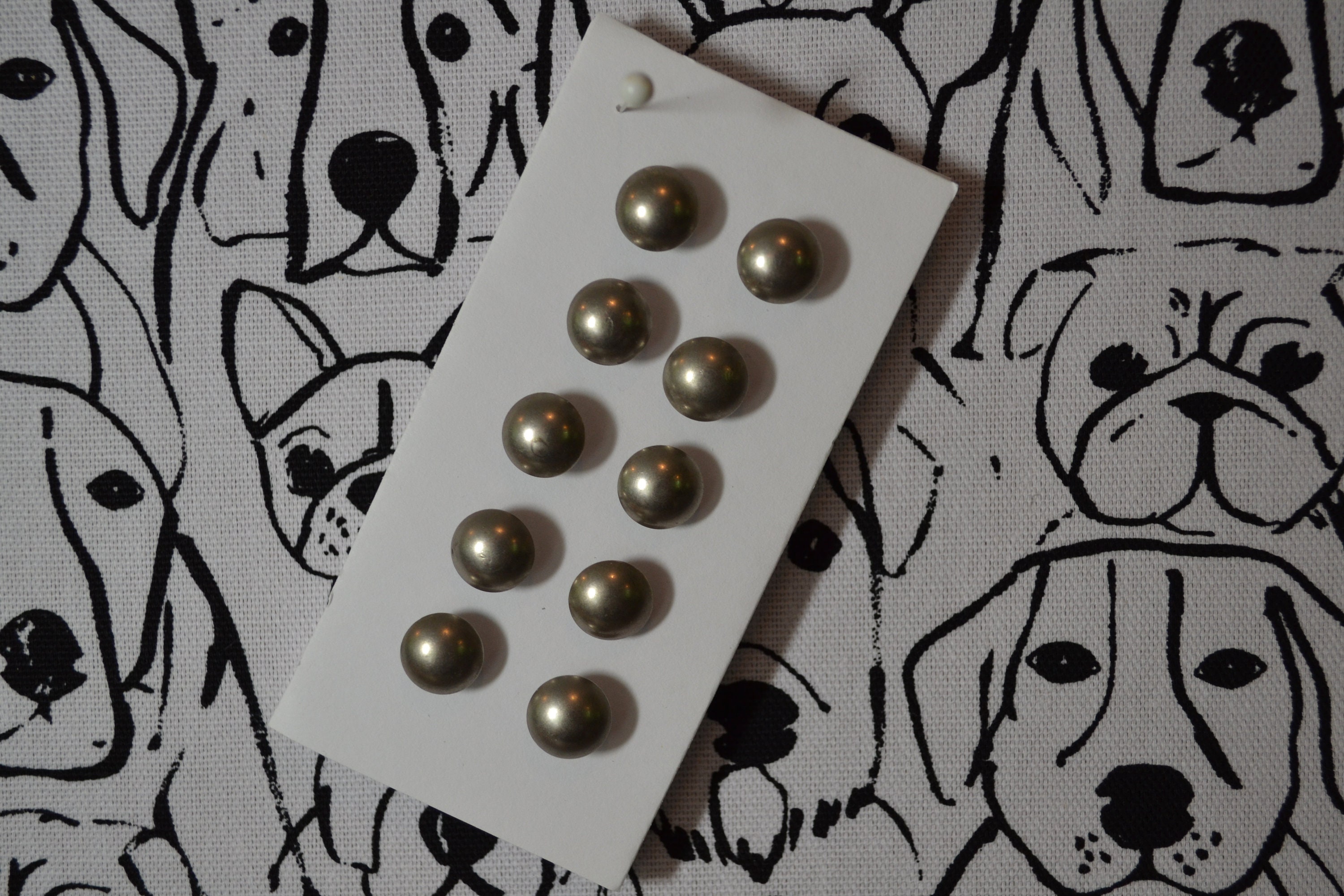 Black and White Dog Print Fabric Cork Bulletin Board Vision Etsy UK