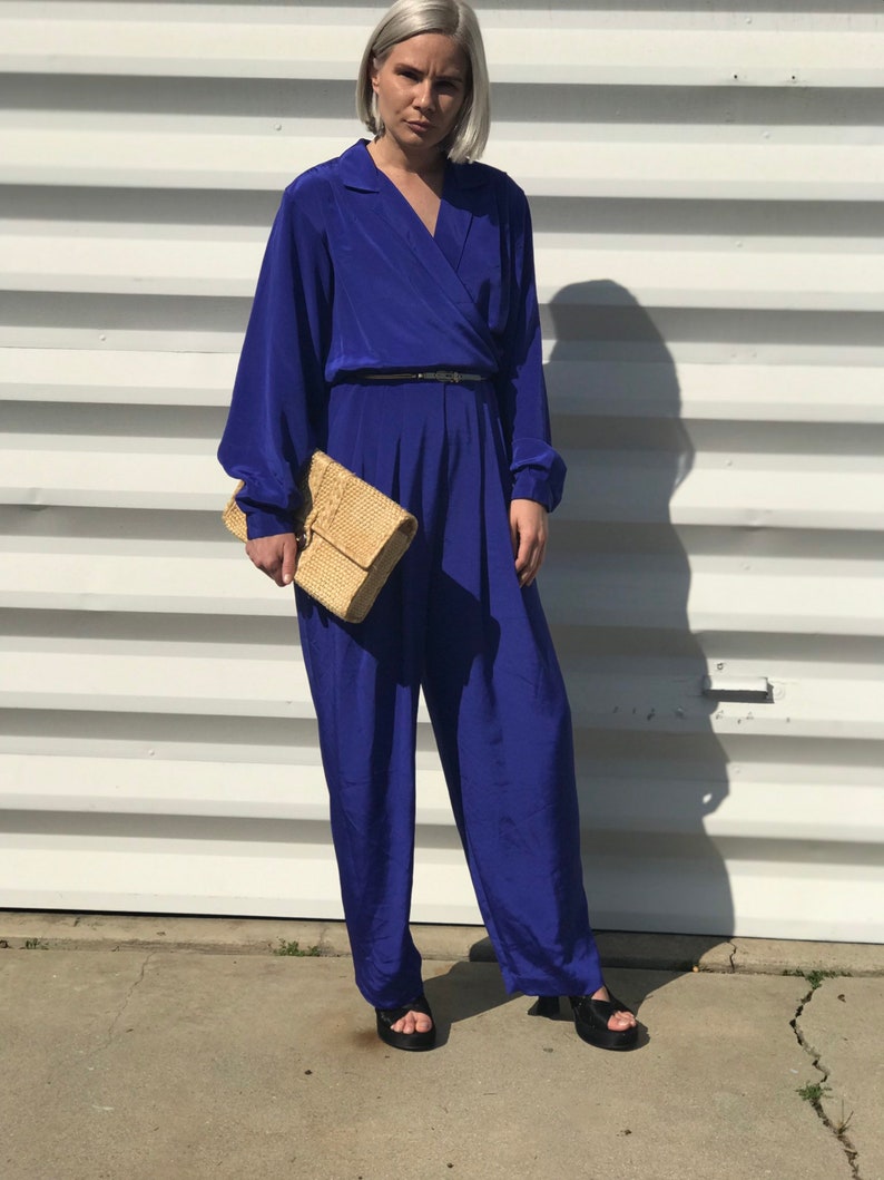 cobalt blue jumpsuit