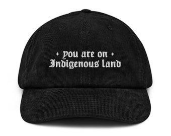 Indigenous Land Corduroy hat*