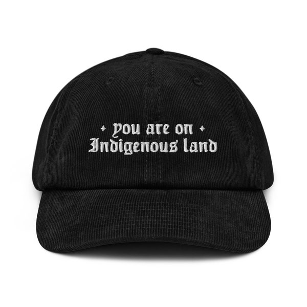 Indigenous Land Corduroy hat*