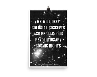 Resist & Survive Trans Cosmic Rights Poster