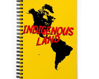 INDIGENOUS LAND Spiral notebook