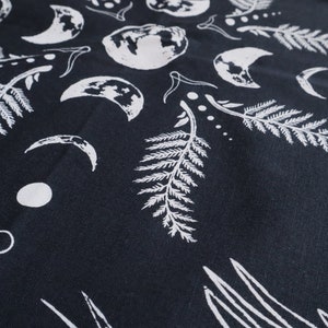 Raven Bandana/Handkerchief/Mask Ravens, Crows, Mystical, Magic, Witchy Men's Women's Classic Paisley Inspired 100% Cotton image 4