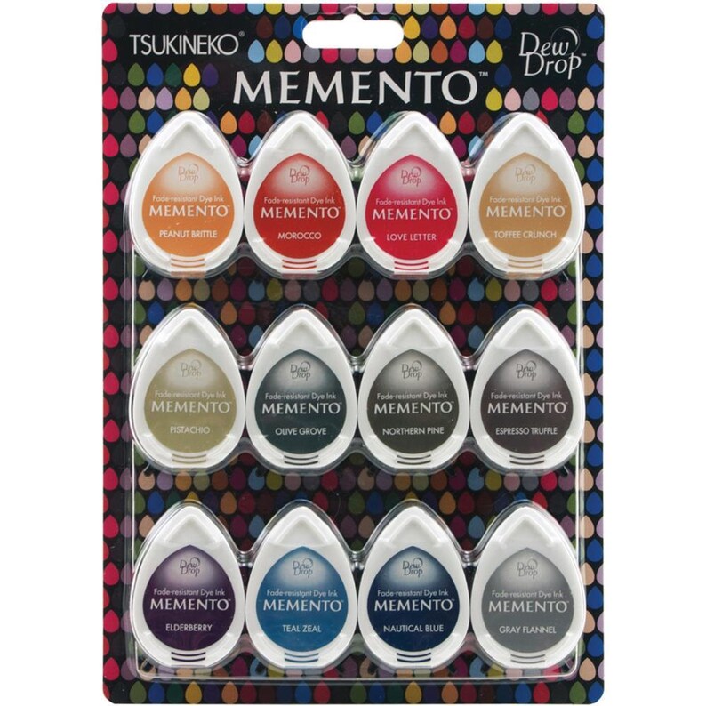 Memento Dew Drop Ink Pads 12/Pkg CHOOSE ONE Gum Drops Sorbet Etsy