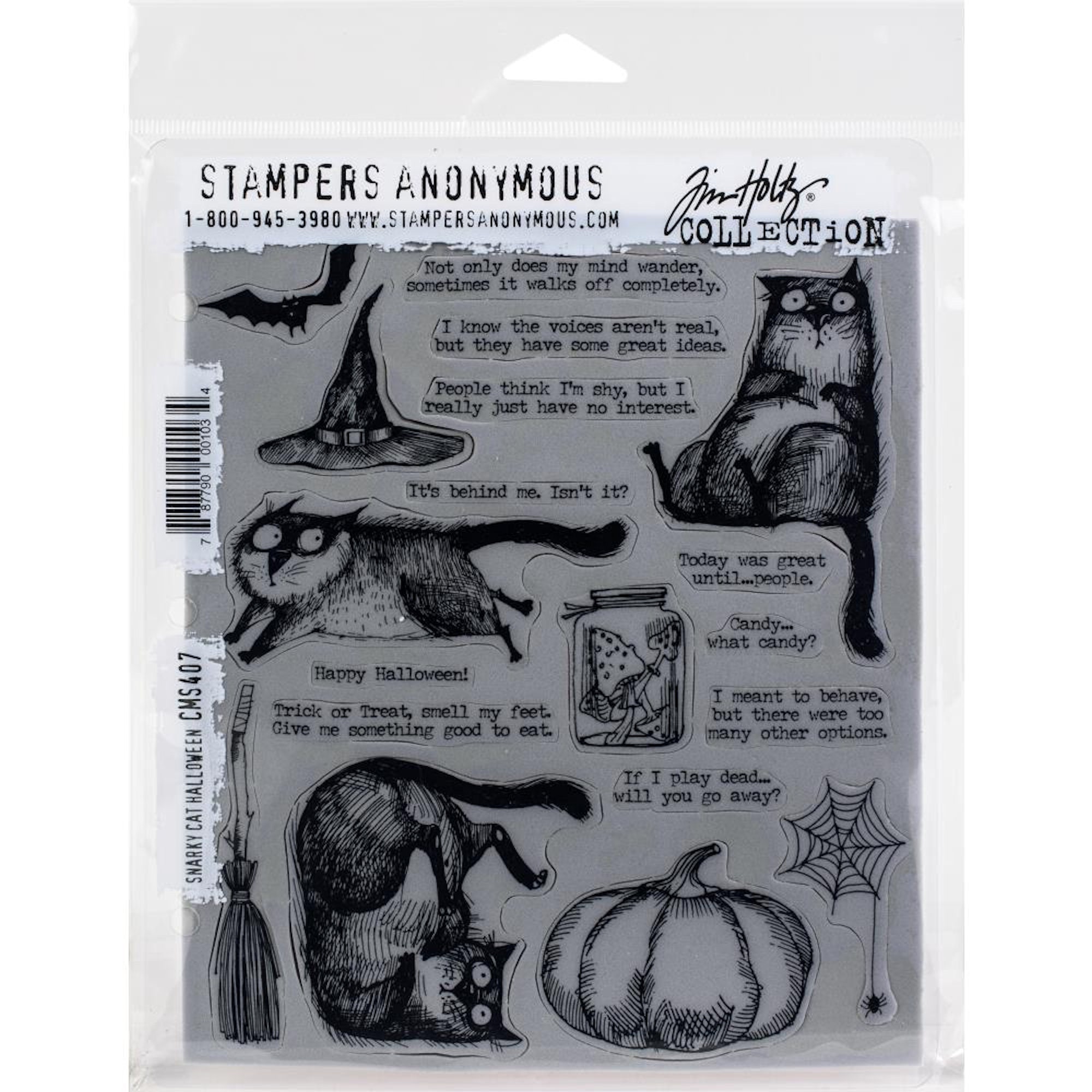 Tim Holtz Cling Stamps 7″X8.5″: Wallpaper and Wood