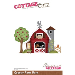 CottageCutz Dies CHOOSE ONE Farm Animals, Barn, Stable, Tractor Trailer, Farm Truck