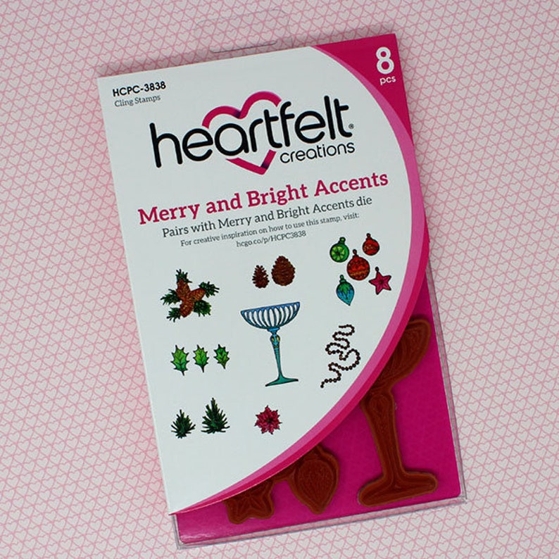 Lot Set Heartfelt Creations Dies+Stamps ~ Merry and Bright Collection CHOOSE One Lot Set ~
