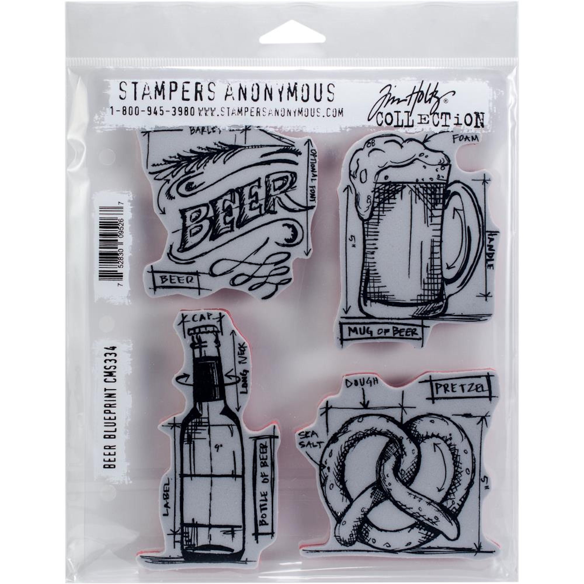 Wine Blueprint Stampers Anonymous Tim Holtz Stamps