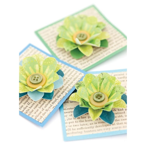 EK SUCCESS Slim Paper Punch Large Retro Flower Approx Etsy EK SUCCESS Slim Paper Punch Large Retro Flower Approx Etsy