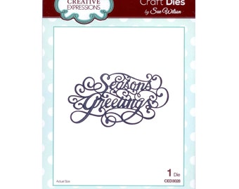 Sue Wilson Dies ~ feestelijke collectie Seasons Greetings, CED3028