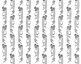 Creative Expression Embossing Folder A4 CHOOSE: Art Deco Rose Swirl, Tied Holly