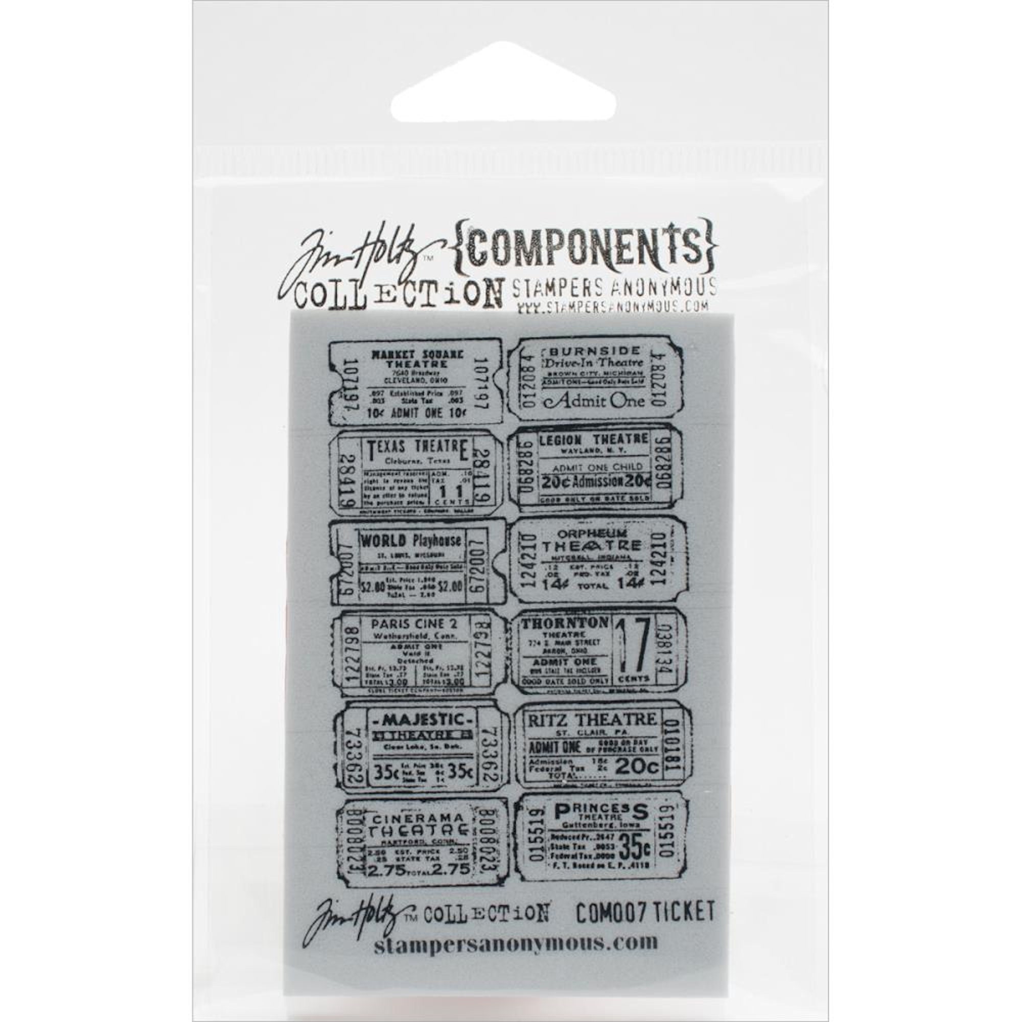 Tim Holtz Cling Stamps: Perspective (CMS213)