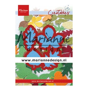 Marianne Design Creatables Dies CHOOSE Tiny&#39;s Leaves, Blackberries, Mushrooms, Tiny&#39;s Leaves Wreath