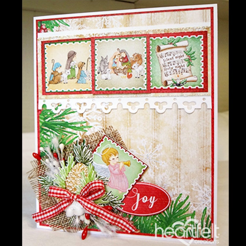 Lot Set Heartfelt Creations Dies+Stamps ~ Merry and Bright Collection CHOOSE One Lot Set ~