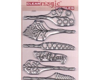 Woodware Clear Stamps by Jane Gill CHOOSE ONE from various Designs RETIRED
