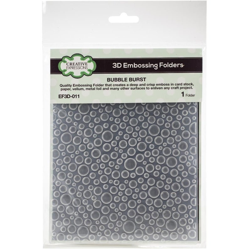 Creative Expressions 3D Embossing Folder 5.3/4X7.5 CHOOSE Various ...